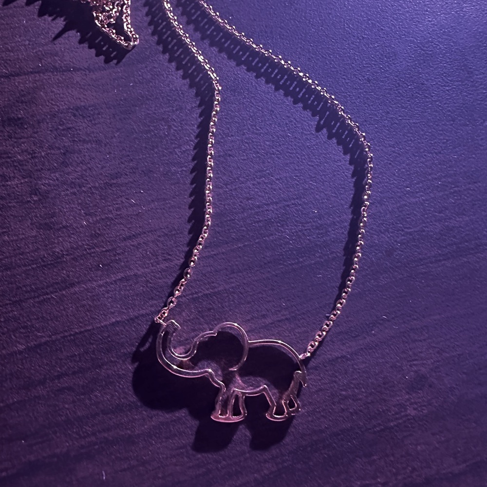 Cute elephant necklace